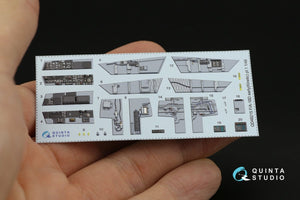 Quinta Studio QD48215 F/A-18D Early 3D-Printed &amp;amp; coloured Interior on decal paper (Kinetic) 1/48 – zdjęcie 8