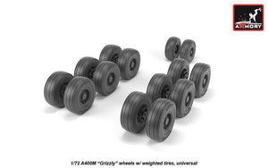 Armory Models AW72506 A400M Grizzly wheels w/ weighted tires 1/72 – Bild 4
