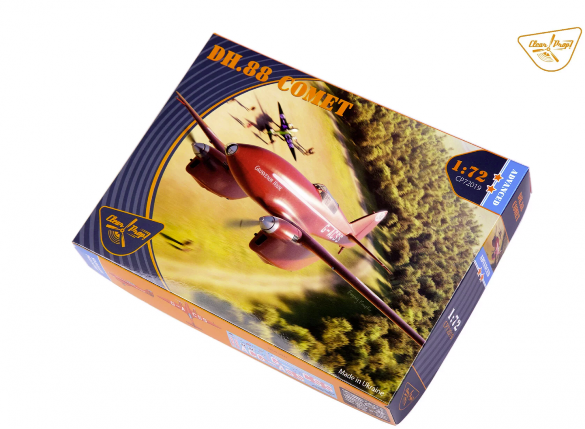Hélice transparente ! Kit avancé CP72019 DH.88 COMET ADVANCED au 1/72