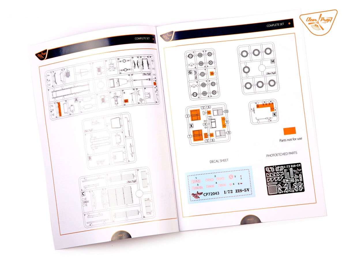 Clear Prop! CP72043 ZiS-5V ADVANCED KIT 1/72 – imagen 17