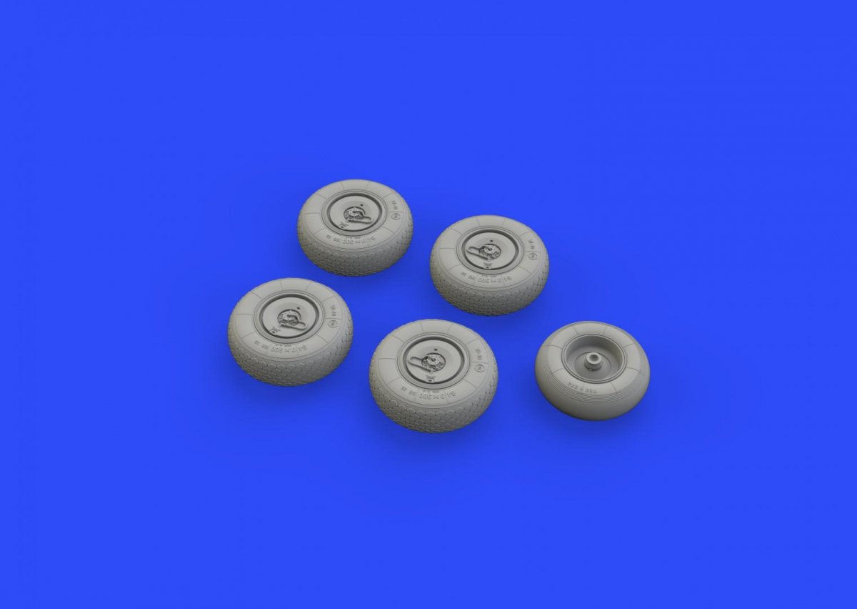 Eduard 648328 He 219 wheels TAMIYA 1/48 – image 5
