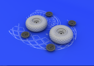 Eduard 648078 B-17 wheels 1/48 REVELL, MONOGRAM – image 2