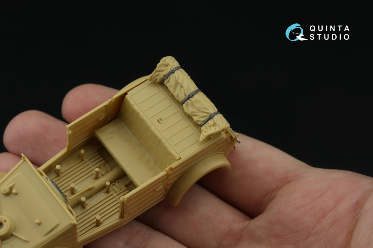 Quinta Studio QD48546 Kubelwagen Type 82 3D-Printed &amp;amp; coloured Interior on decal paper (Tamiya) 1/48 – imagen 6