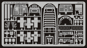 Eduard 49274 F-15C interior 1/48 Hasegawa – zdjęcie 2