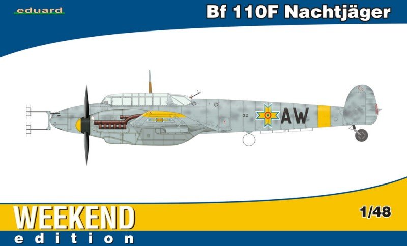 Eduard 84145 Bf 110F Nachtjager 1/48