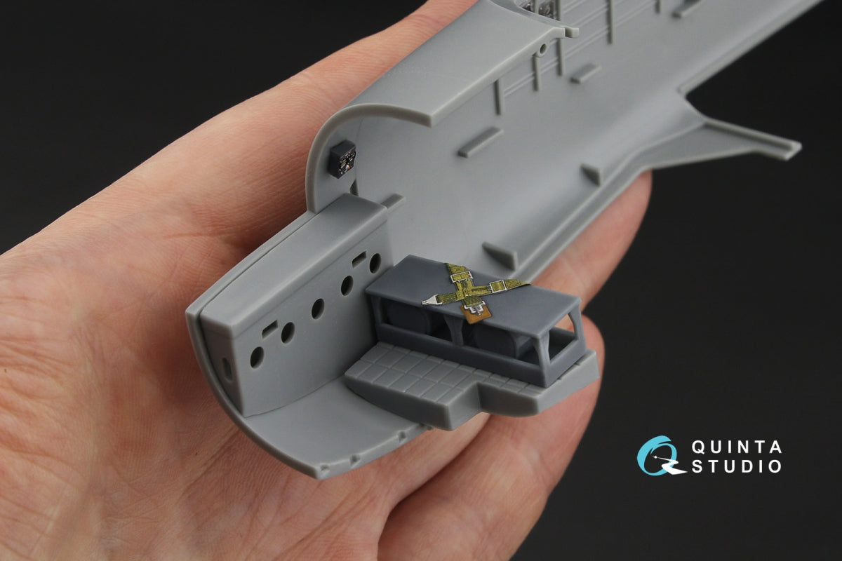 Quinta Studio QD+32250 A-26C Invader 3D-Printed &amp;amp; coloured Interior on decal paper (Hobby Boss) (with 3D-printed resin parts) 1/32 – immagine 14