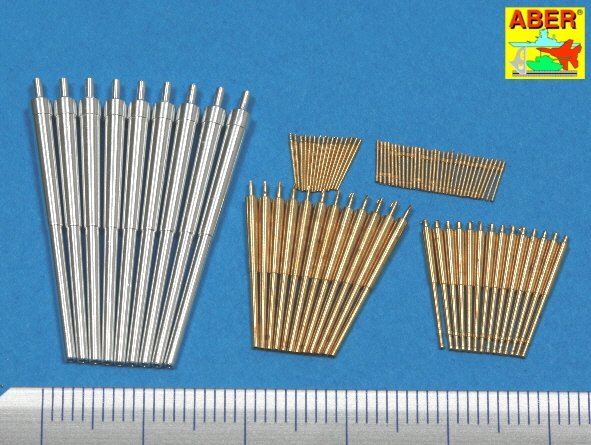 Aber 350L-53 Ensemble de canons 280 mm x 9, 150 mm x 12, 105 mm x 14, 37 mm x 16, 20 mm x 32 pour cuirassé allemand Scharnhorst (1943) (1/350)  – image 2