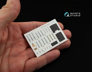 Quinta Studio QD32003 F-16C 3D-Printed &amp;amp; colored Interior on decal paper (for Tamiya kit) 1/32 – image 6