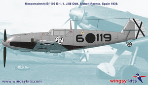 Wingsy Kits D5-09 MESSERSCHMITT Bf 109 E-1 and E-3 Legion Condor 1/48 – Bild 9