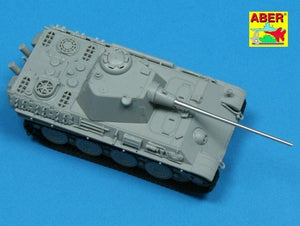 Aber 72L-38 7,5 cm KwK 44/1 L/70 lufa do czołgu Panther F / 7,5 cm KwK 44/1 L/70 german tank barrel for Panther Ausf.F 1/72 – immagine 5