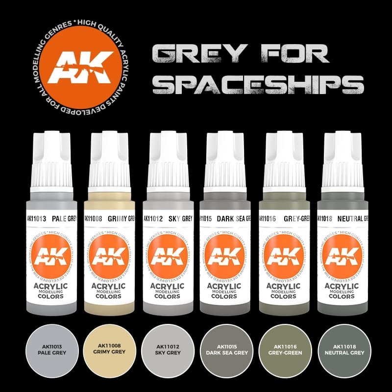 AK Interactive AK11614 3G GRAY FOR SPACESHIPS – image 2