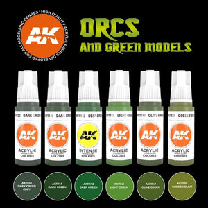 AK Interactive AK11600 3G ORCS ET MODÈLES VERTS – image 2