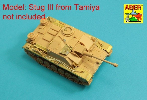 Aber 48A31 Grilles pour Pz.Kpfw. III et Stug III Compatibles avec les modèles Tamiya : 32540 ; 32524 ; 32525 ; 32543 ; 1/48 – image 11
