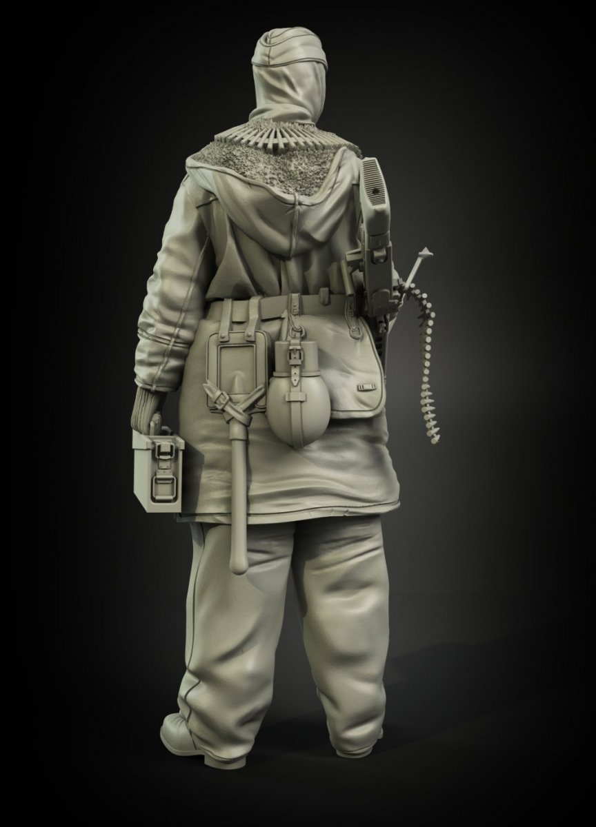 Panzer Art FI35-063 Waffen-SS Anorakanzug MG-42 tireur 1/35 – image 4