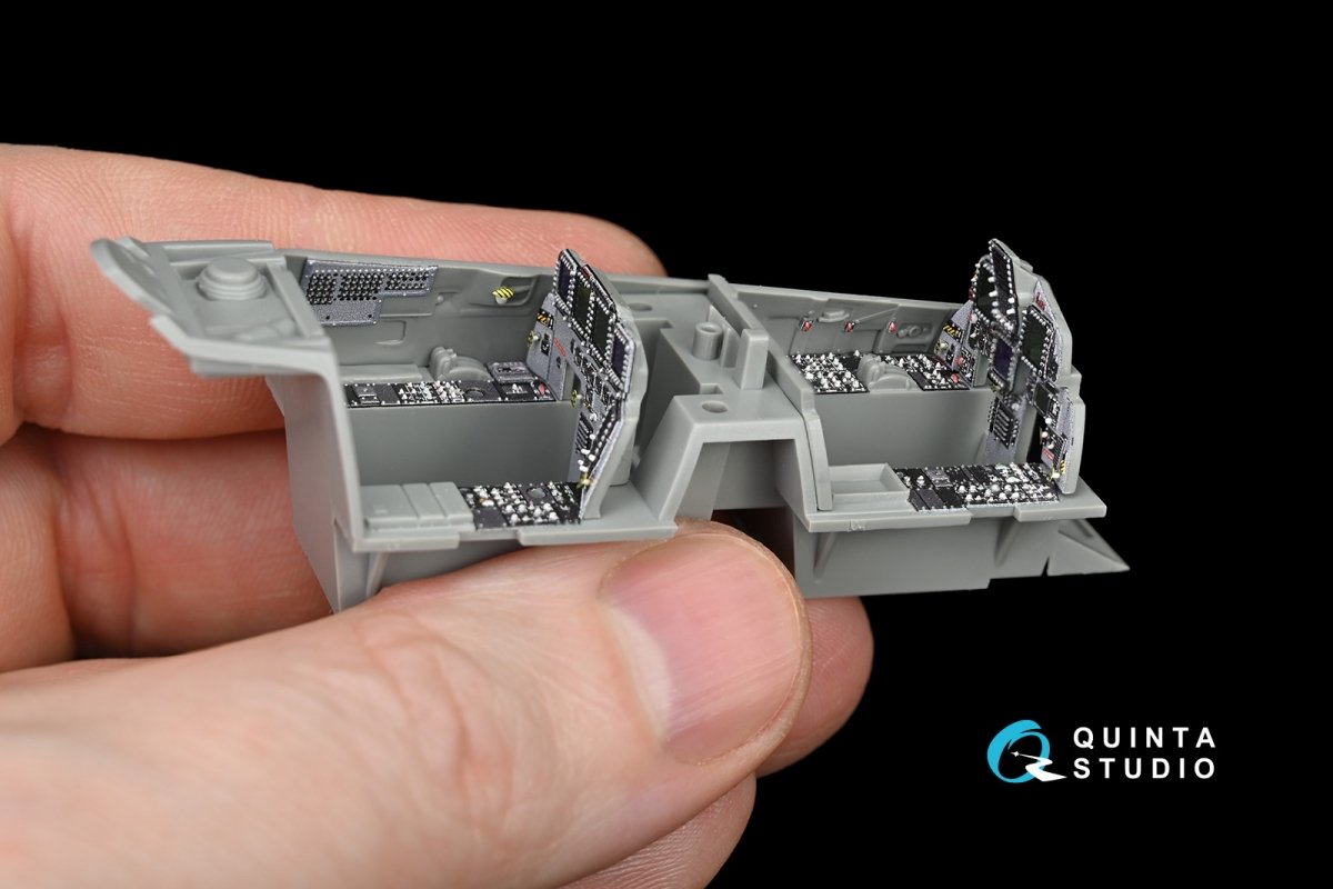 Quinta Studio QD48090 F-15E 3D-Printed &amp;amp; coloured Interior on decal paper (for GWH kit) 1/48 – Bild 10
