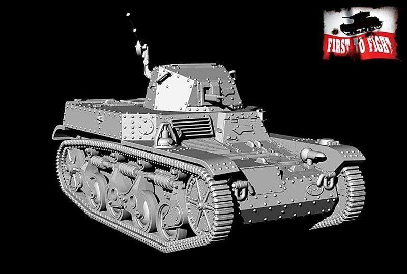 First To Fight PL097 Francuski lekki czołg rozpoznawczy AMR 35 ZT1a 1/72 – Bild 5