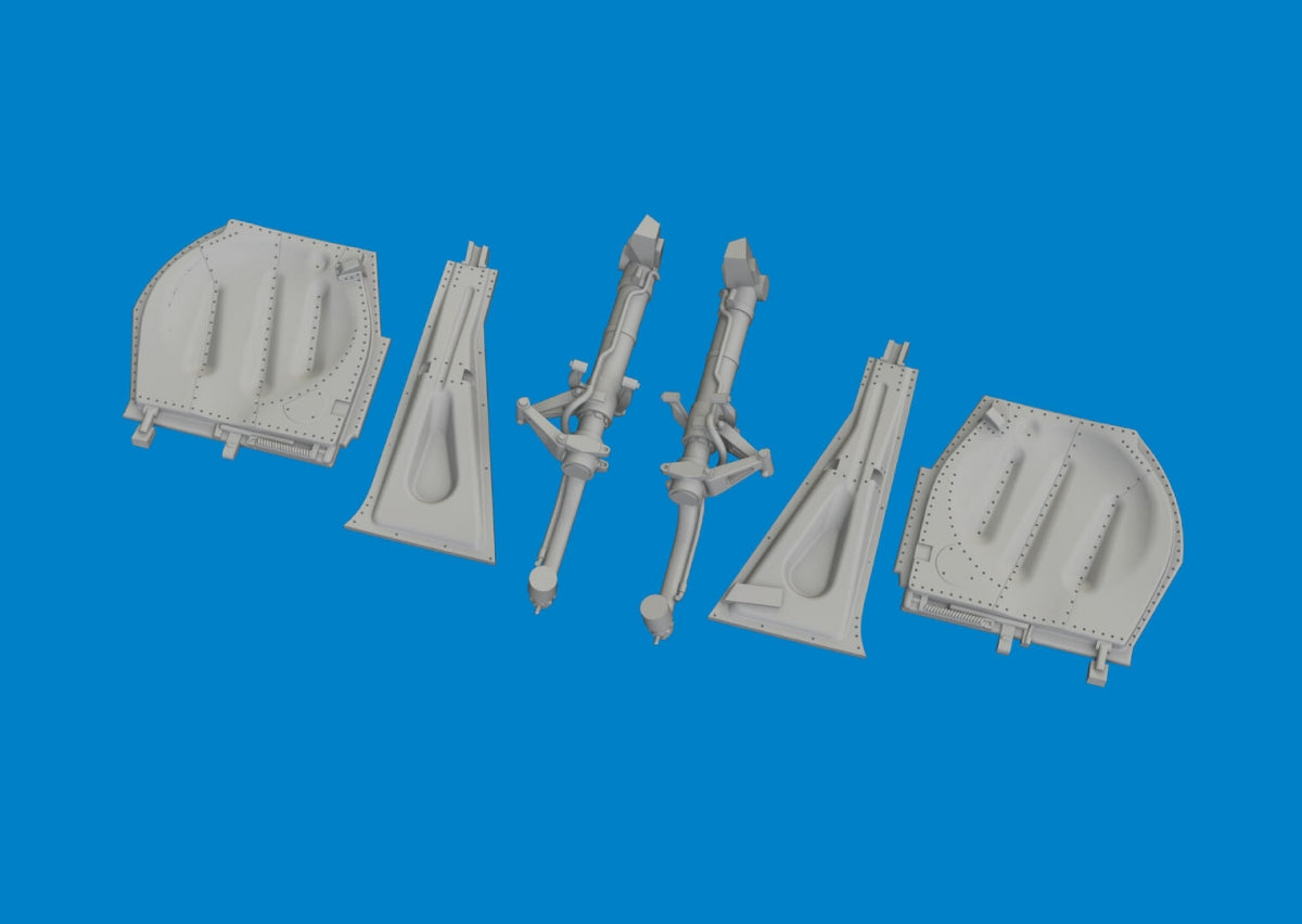 Eduard 672384 P-51D undercarriage legs PRINT EDUARD 1/72 – zdjęcie 3