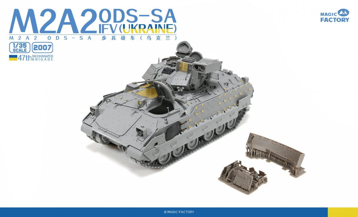 Magic Factory 2007 M2A2 ODS-SA IFV in Ukrainian Service (47th Mechanized Brigade) 1/35 – Bild 8
