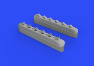 Eduard 648486 P-51D exhaust stacks w/ fairing EDUARD 1/48 – immagine 3