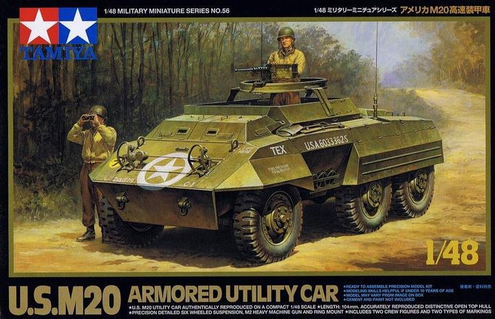 Tamiya 32556 U.S.M20 Armoured Utility Car 1/48