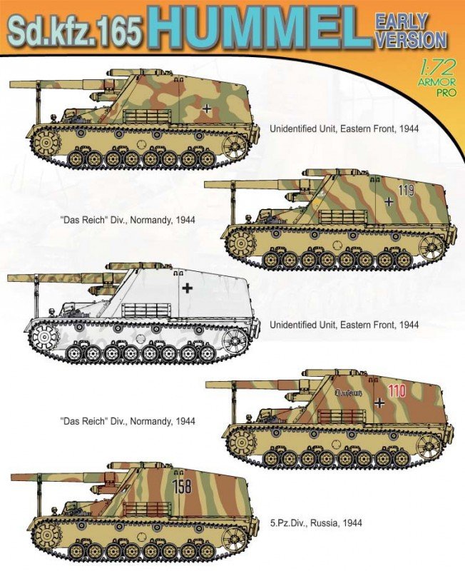 Dragon 7244 Sd.Kfz.165 Hummel 1/72 – image 2