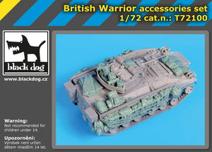 Black Dog T72100 British Warrior accessories set for Trumpeter 1/72 – immagine 2