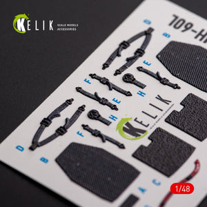 KELIK K48112 MH-60L Black Hawk - interior 3D decals for ICM kit 1/48 – immagine 4
