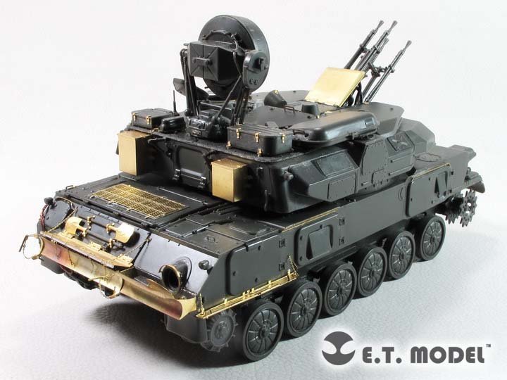 E.T. Model E35-252 Russian ZSU-23-4 Shilka Self-Propelled Anti-Aircraft Gun (For MENG TS-023) 1/35 – immagine 3