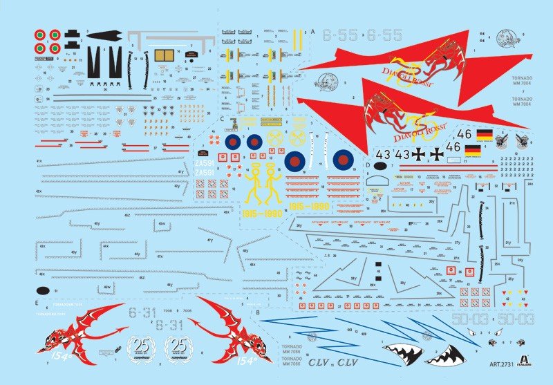 Italeri 1336 Tornado IDS/ECR Special Colors 1/72 – immagine 4