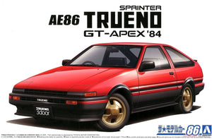Aoshima 05969 TOYOTA AE86 SPRINTER TRUENO GT-APEX &amp;#39;84 1/24