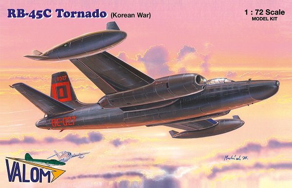 Valom 72125 RB-45C Tornado (Guerre de Corée) 1/72