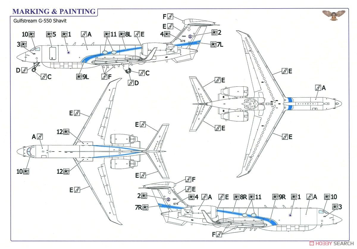 Sova 72018 Gulfstream G-550 Shavit 1/72 – Bild 4