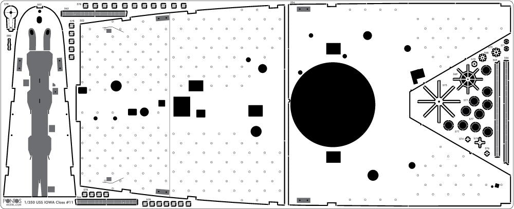 Pontos 35009F1 USS BB-63 Missouri 1991 Detail Up Set 1/350 – Bild 13