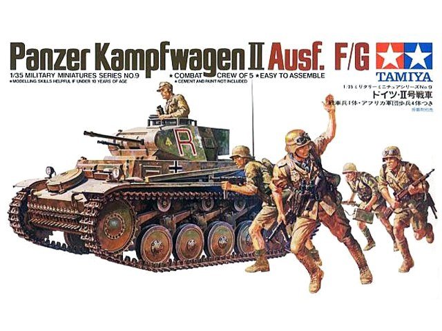 TAMIYA 35009 PanzerKampfWagen II 1/35 – imagen 2
