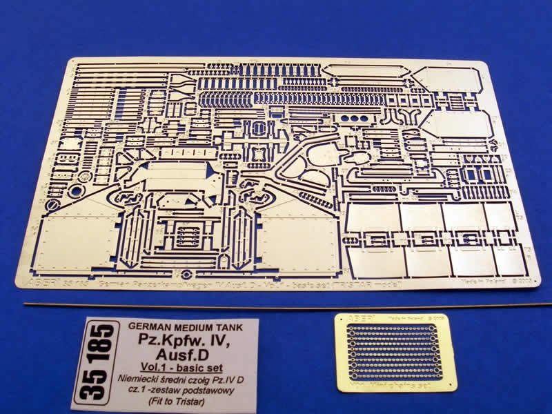 Aber 35185 German medium tank Pz.Kpfw. IV, Ausf. D - vol.1 - basic set 1/35