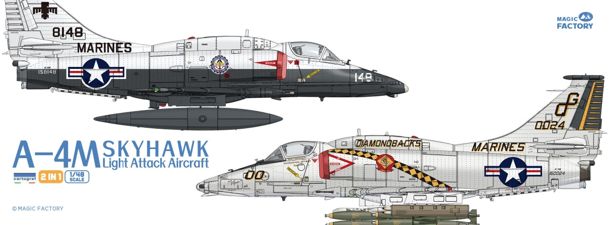 Magic Factory 5002 A-4M Skyhawk Light Attack Aircraft 2 in 1 1/48 – Bild 4