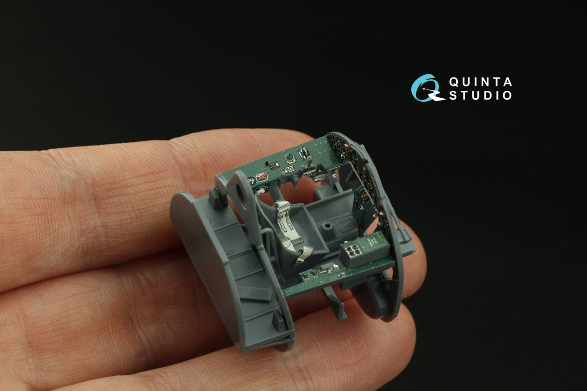 Quinta Studio QD48459 F4F-3 early 3D-Printed coloured Interior on decal paper (Eduard) 1/48 – immagine 9