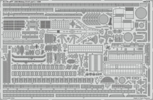 Eduard 53316 USS Midway CV-41 partie 3 TRUMPETER 1/350