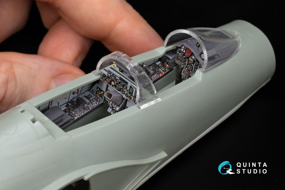 Quinta Studio QD+48488 F-4D early Phantom II 3D-Printed &amp;amp; coloured Interior on decal paper (Academy) (with 3D-printed resin parts) 1/48 – zdjęcie 16
