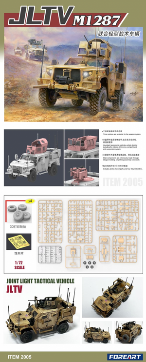 ForeArt 2005 M1278 JLTV Joint Light Tactical Vehicle 1/72 – Bild 2