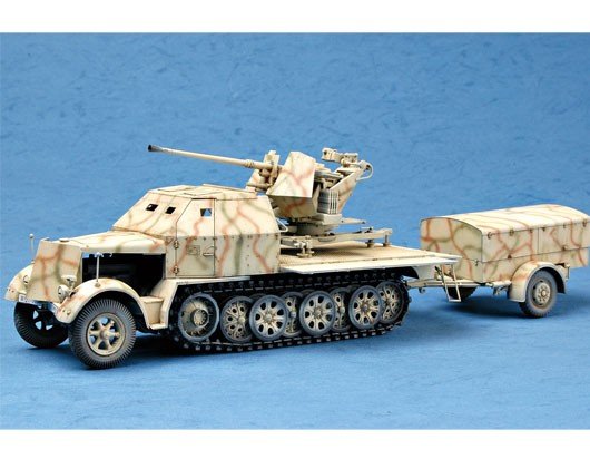 Trumpeter 01526 German Sd.Kfz.7/2 3.7cm Flak 37 auf Selbstfahrlafette Late 1/35 – Bild 2
