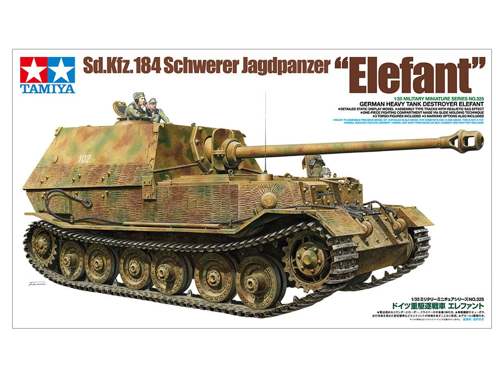 Tamiya 35325 German Tank Destroyer Elefant 1/35 – Bild 2