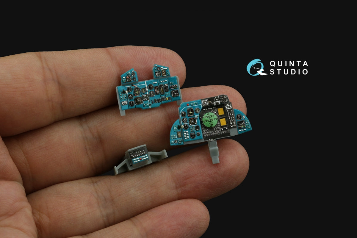 Quinta Studio QDS-48504 MiG-31B 3D-Printed &amp;amp; colored Interior on decal paper (Hobby Boss) (Small version) 1/48 – image 8