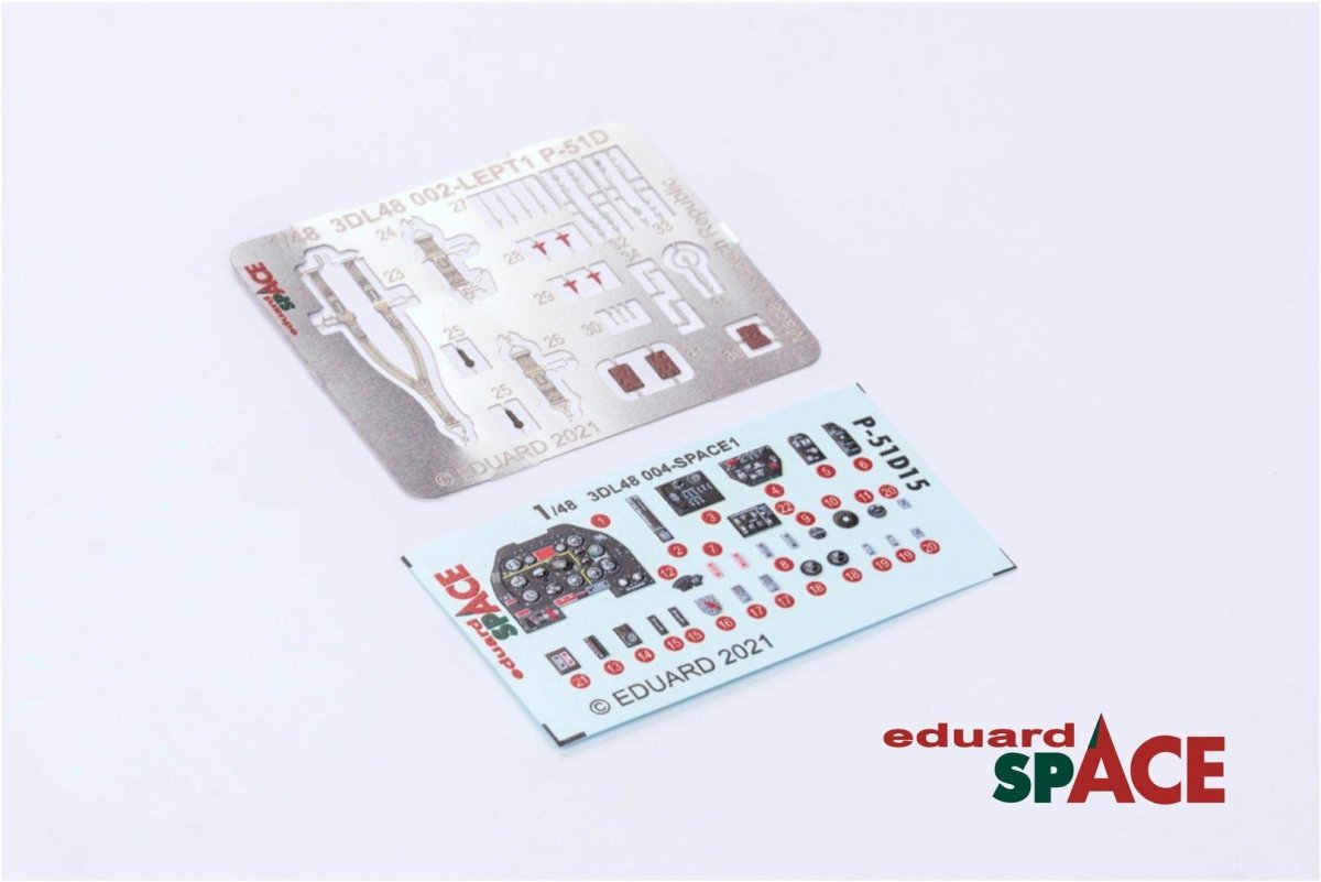Eduard 3DL48004 P-51D-15+ SPACE 3D for Eduard 1/48 – zdjęcie 2