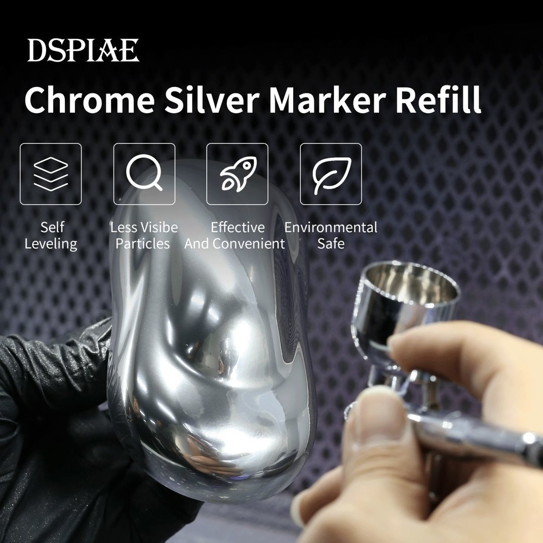 DSPIAE CR-10 Chrome Silver Refill For Markers (10ml) – zdjęcie 7
