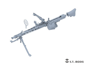 E.T. Model P06-001 WWII German Mg42 Machine Gun &amp;amp; Ammo Box (3D Printed) 1/6 – imagen 3