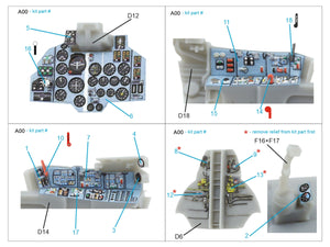 Quinta Studio QDS-72168 Su-17M3 3D-Printed coloured Interior on decal paper (Modelsvit) (small version) 1/72 – Bild 8