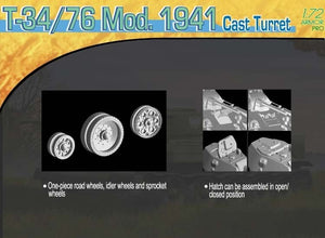 Dragon 7262 T-34/76 Mod.1941 Cast Turret 1/72 – immagine 3