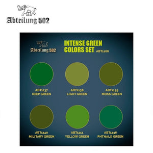 502 Abteilung ABT1166 – INTENSE GREEN COLORS SET (6pcs) – image 2