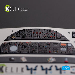 KELIK K72136 AVRO VULCAN B.2 Rear cockpit - interior 3D decals for Airfix kit 1/72 – image 4